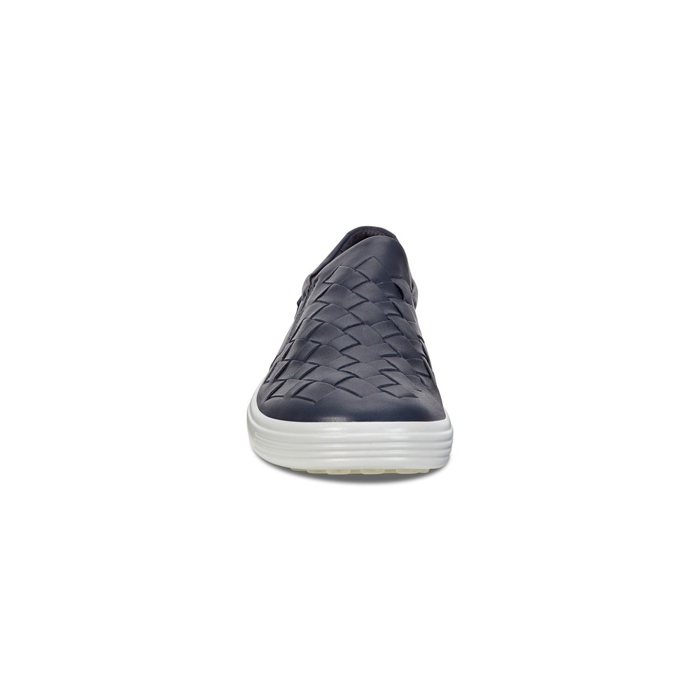 Womens Sneakers - ECCO Soft 7 - Navy - 4132QWTFC